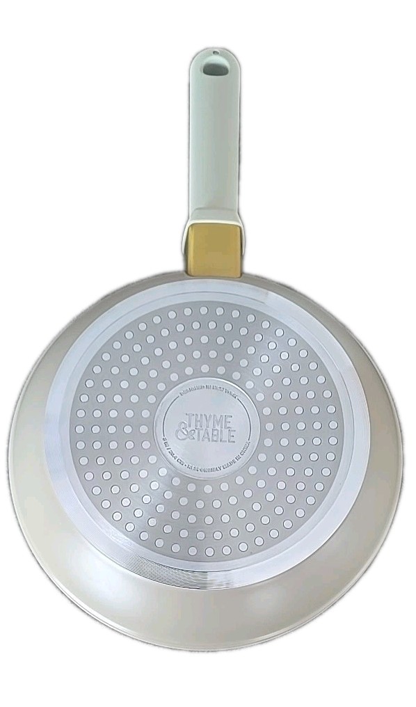 Thyme & Table ~ TAUPE Speckled ~ 8″ Frypan ~ Nonstick ~ Aluminum Skillet