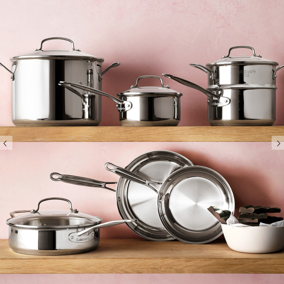 Cuisinart Chef’s Classic Stainless Steel 11-Piece Cookware Set