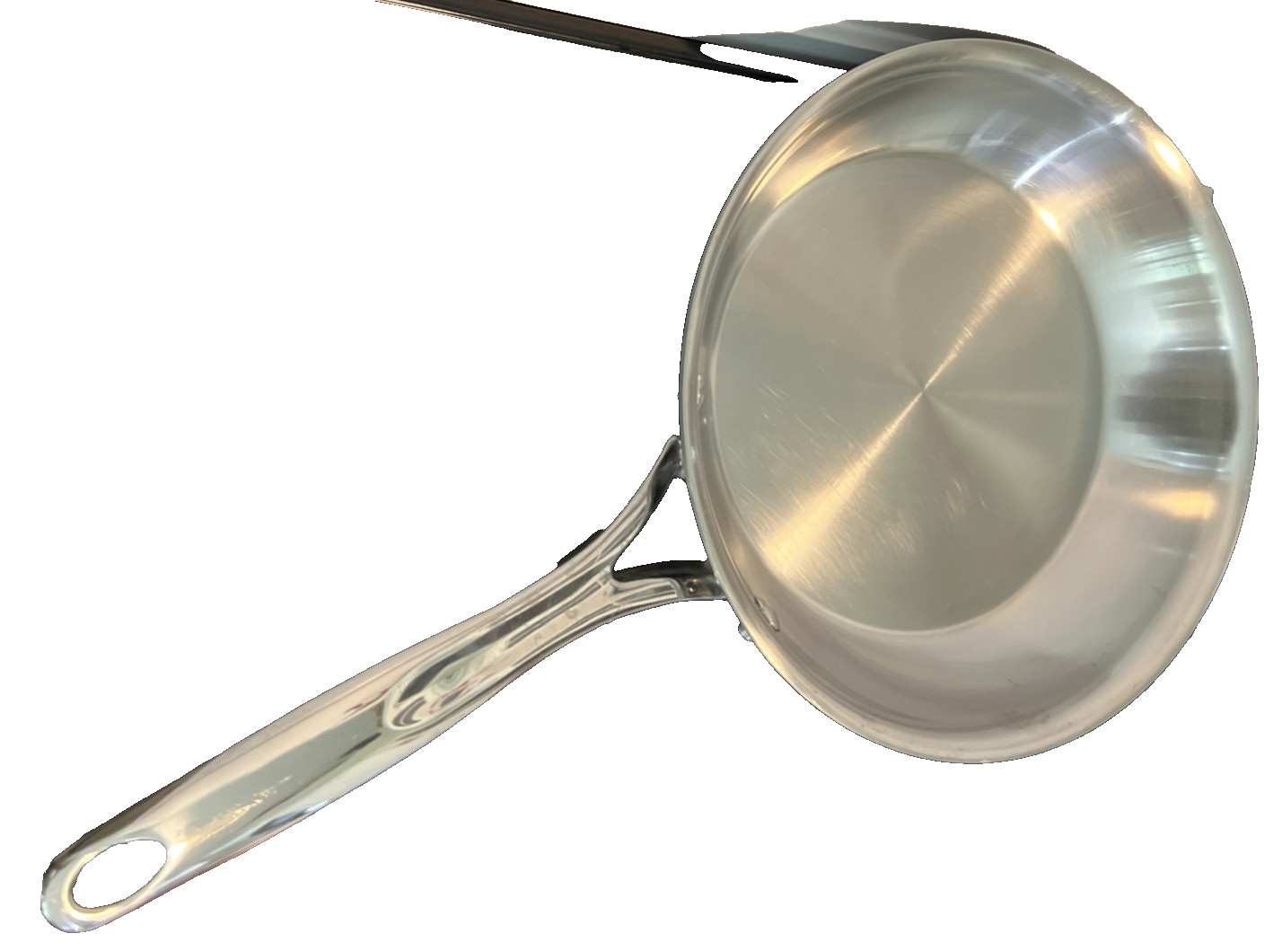 The Pampered Chef 10″ Stainless Steel Omelet Fry Pan Sauté Skillet 10 Inch 24cm