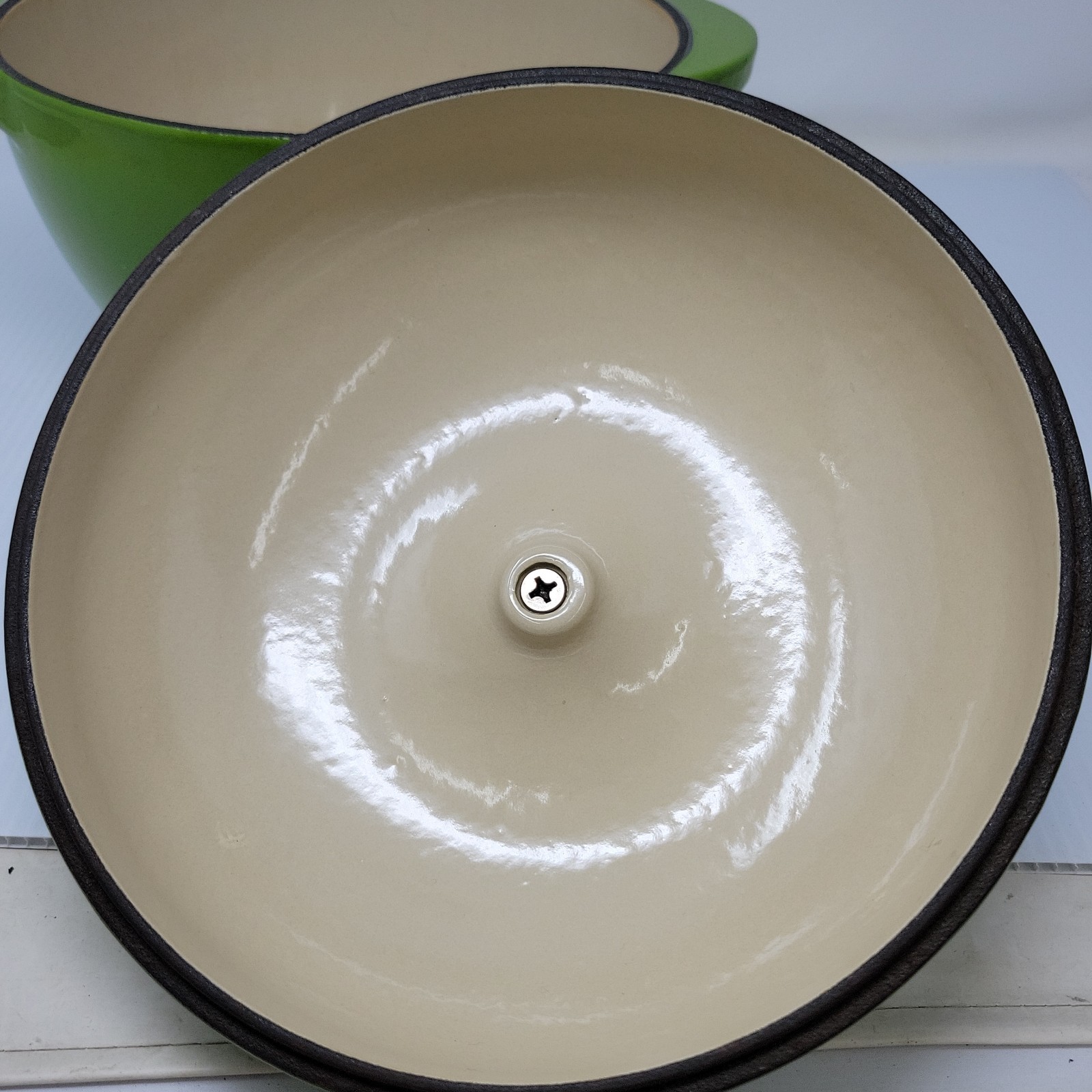 Lodge Green Apple-Shaped Enamel Cast Iron Cookware 3qt/2.8L