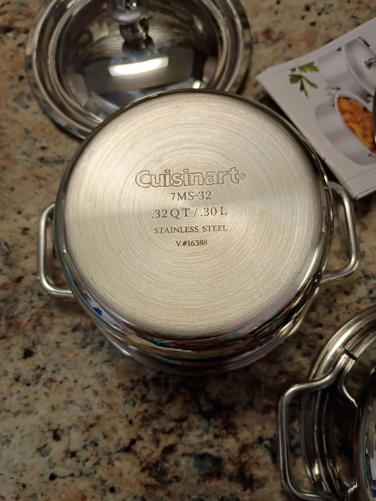 Cuisinart Stainless Steel Mini Dutch Ovens 2pack Model 7MS2-32 – .32 Qt MINT