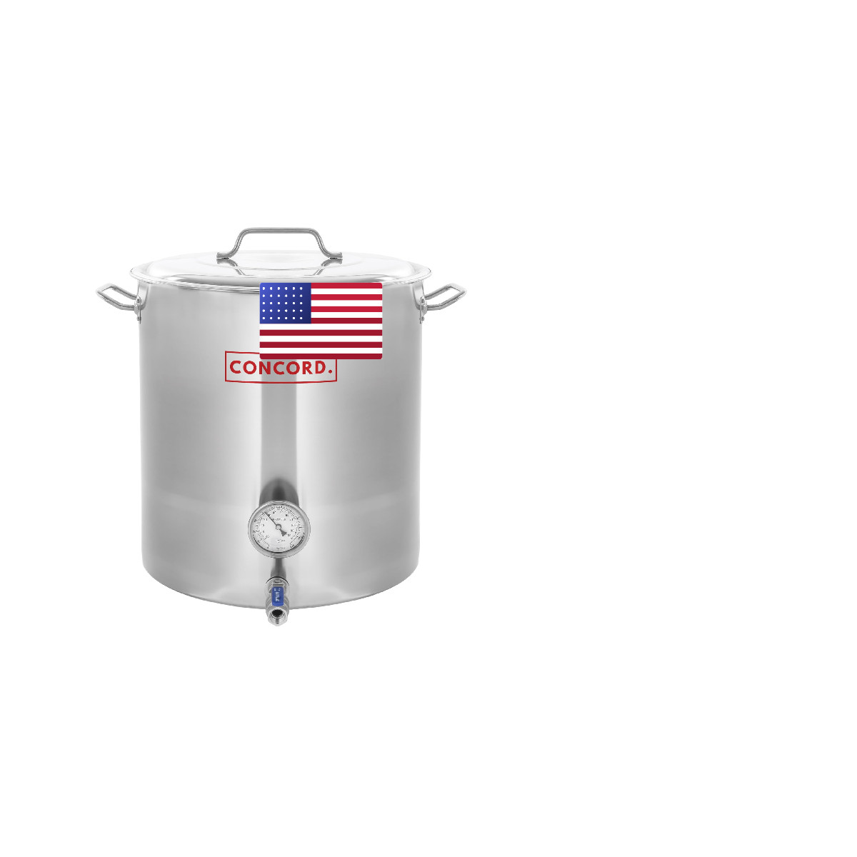 Concord Cookware Concord Stainless Steel Home Brew Kettle Stock Pot Weldless