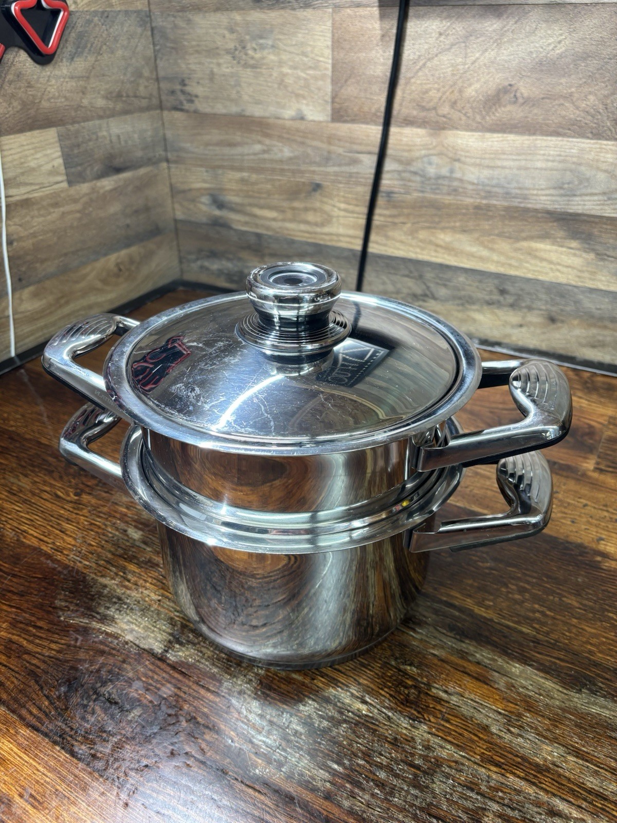 Platinum Cookware 24 Elements T304 Stainless Steel 4 Qt Stock POT + Steamer Pan