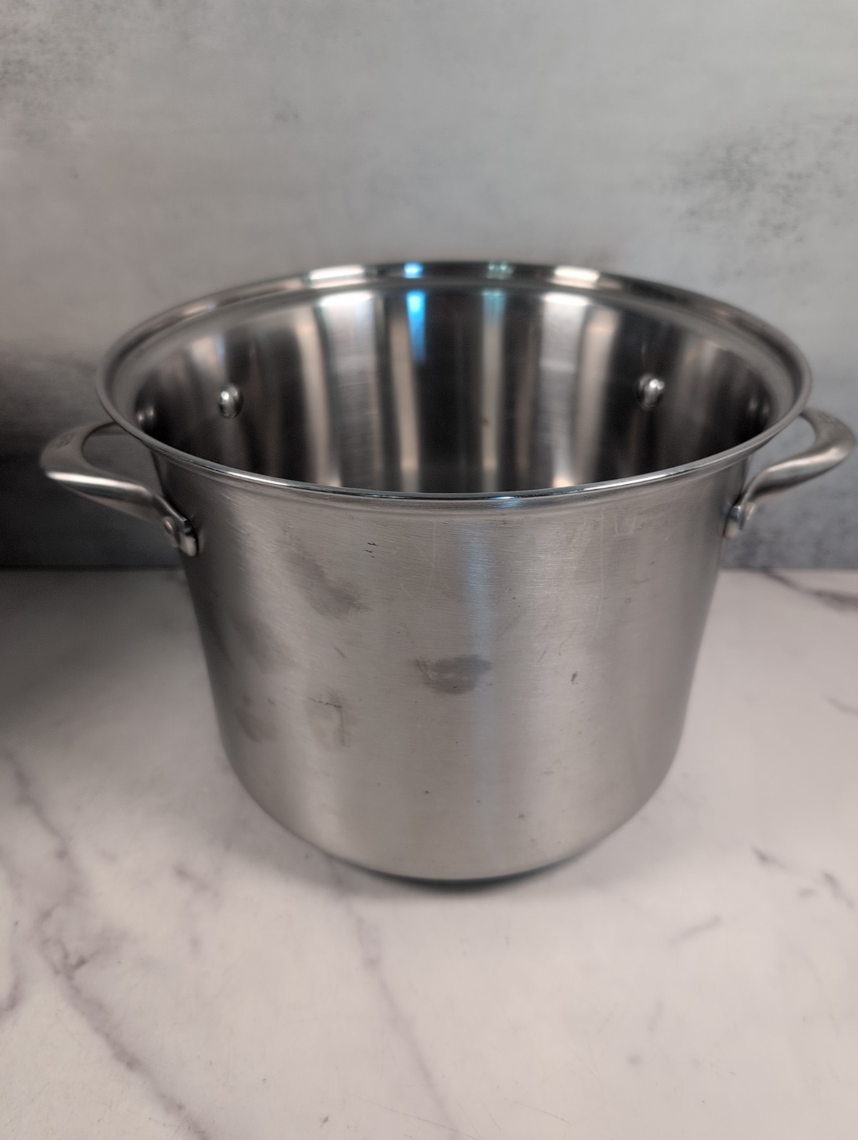 Calphalon 3 Piece 8 Quart 8608MP Stockpot & Steamer w/Glass Lid
