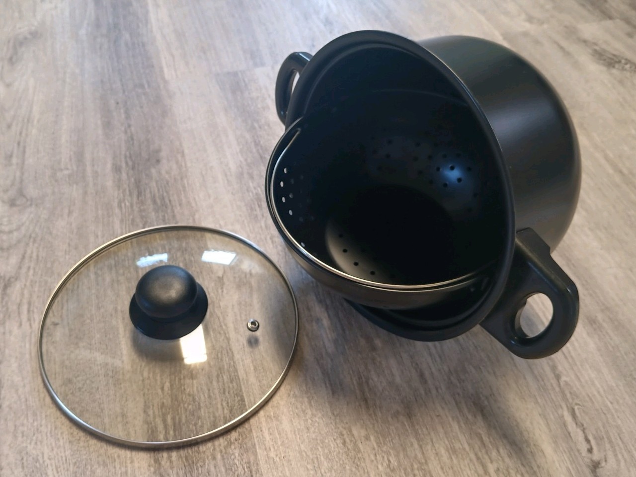 3Pcs Set World’s Greatest Cooking Pot As Seen On TV Strainer Basket 6 qt