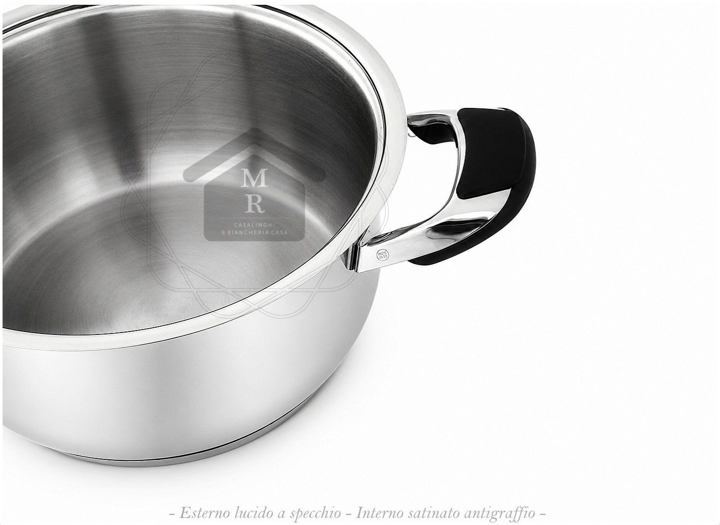 35 Piece MSBavaria 18/10 Stainless Steel Induction Cookware Battery Made in Italy