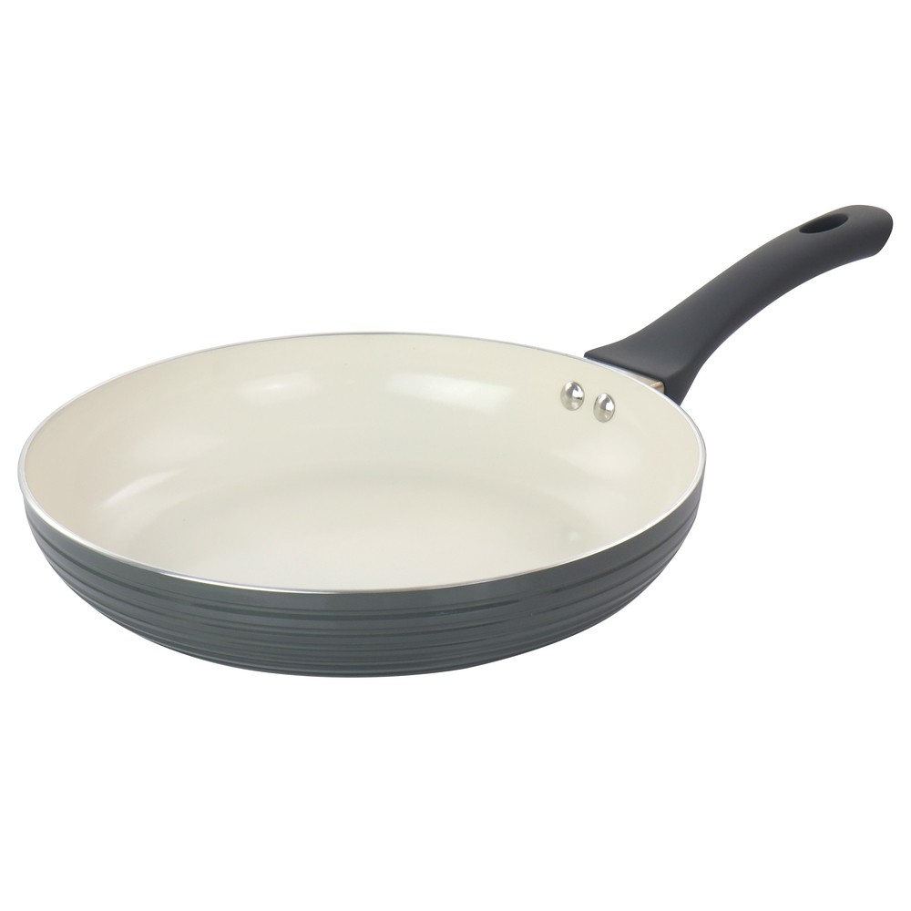 Oster 127756.01 Ridge Valley 10 Inch Aluminum Nonstick Frying Pan In Grey