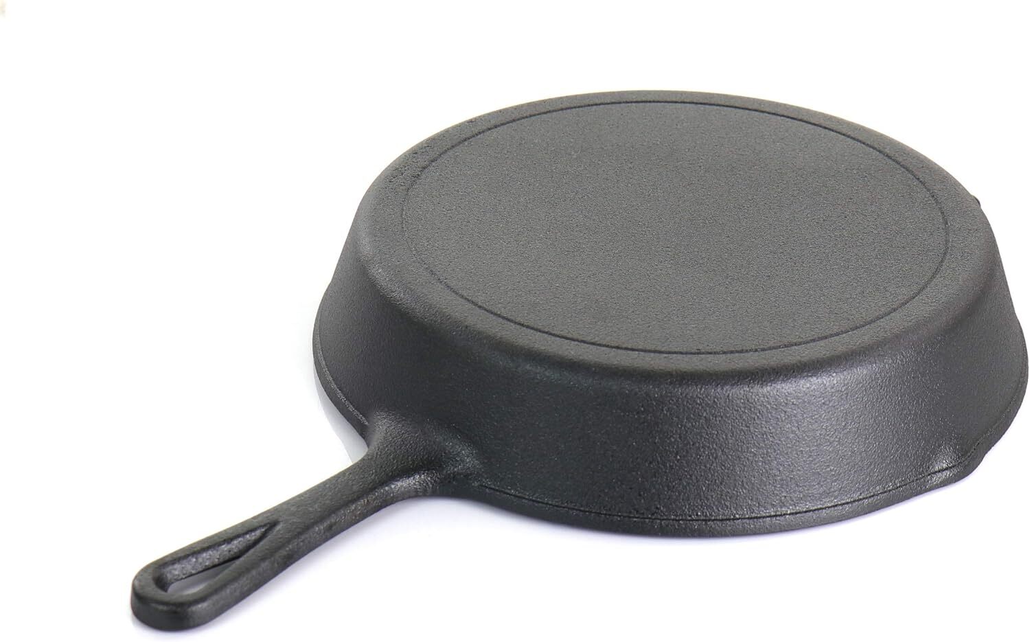 MegaChef Pre-Seasoned 3 Piece Cast Iron Skillet Set Frying Pan Set , 6″, 8″& 10″