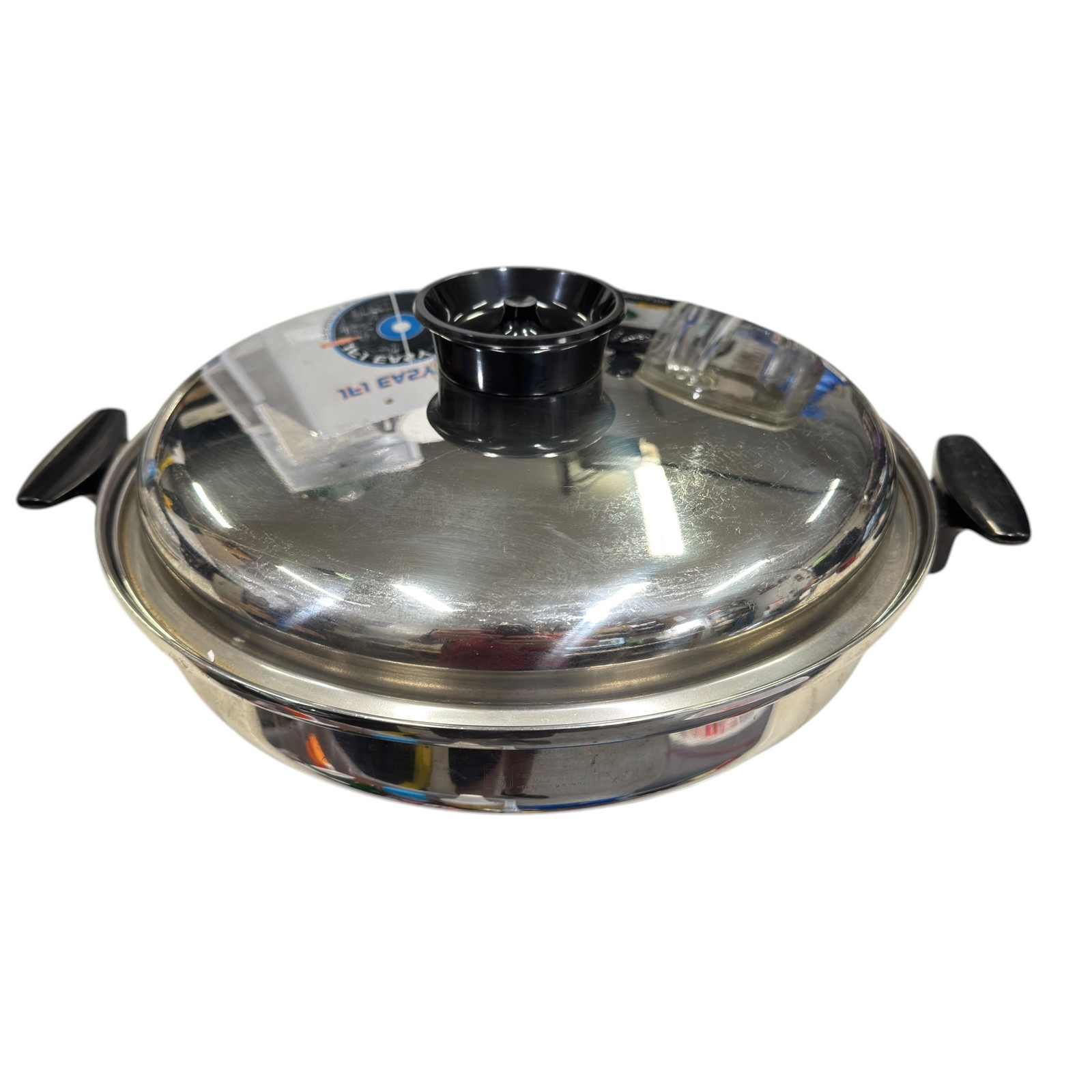 Townecraft Chef’s Ware 12″Skillet Multi-Core T304 Surgical Stainless Fry Pan Lid