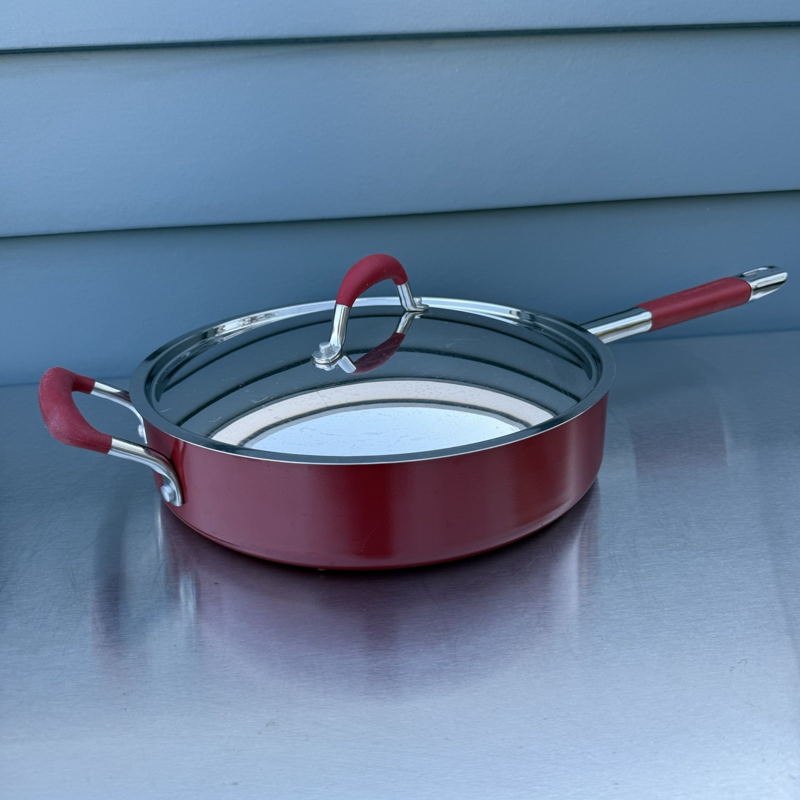 KitchenAid Hard Base Saute Pan 12” Balanced Heat Distribution T Q03 READ*