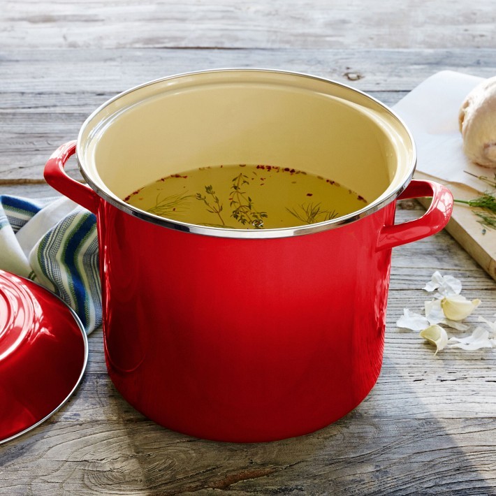 Le Creuset Enameled-Steel Stock Pot-Williams Sonoma|32696
