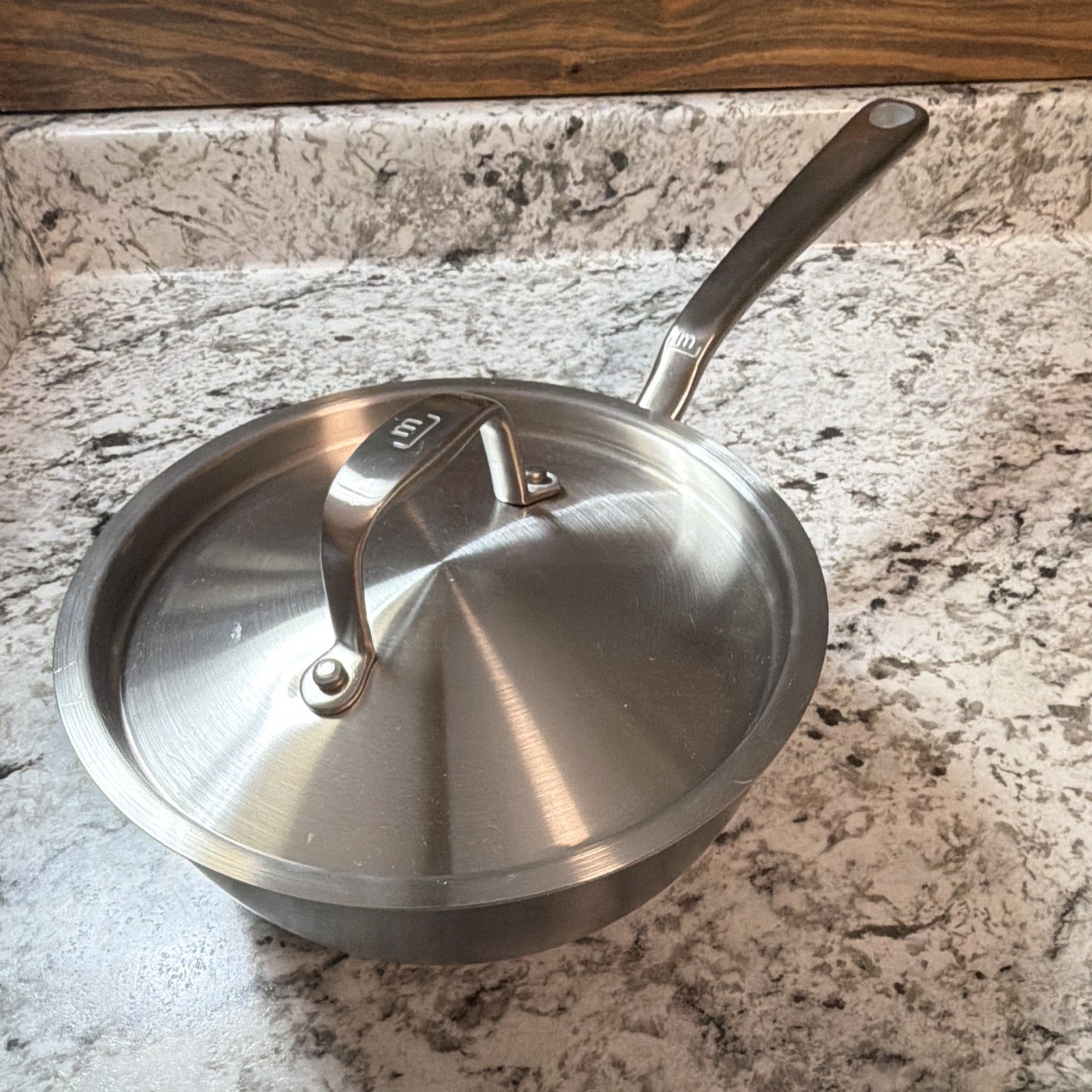 Made In | Stainless Clad 2 qt Stainless Steel Saucier | Ind/Ele/Gas w/ Lid
