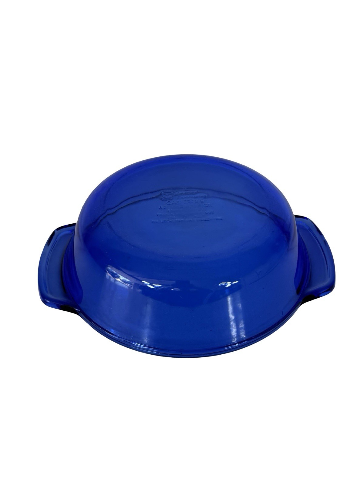 Anchor Hocking Ovenware Cobalt Blue 1.5 Qt Casserole Dish Baking Dish 8.25″ USA