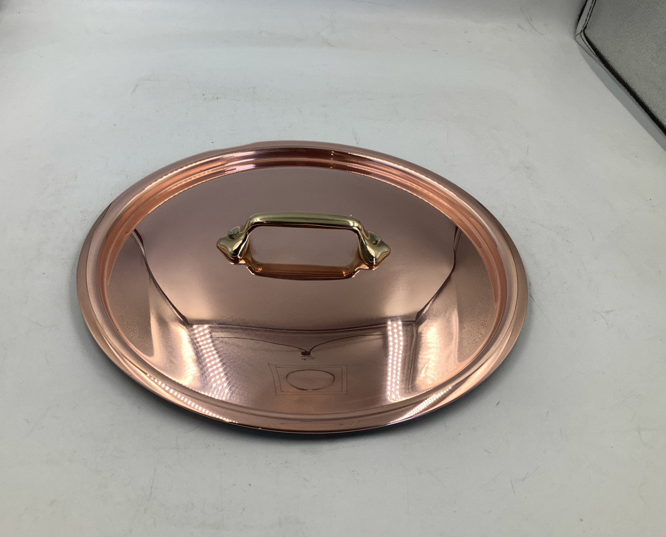 Mauviel M’Heritage 200 B 2mm Polished Copper & Stainless Steel Chef Pan, 3.7-qt