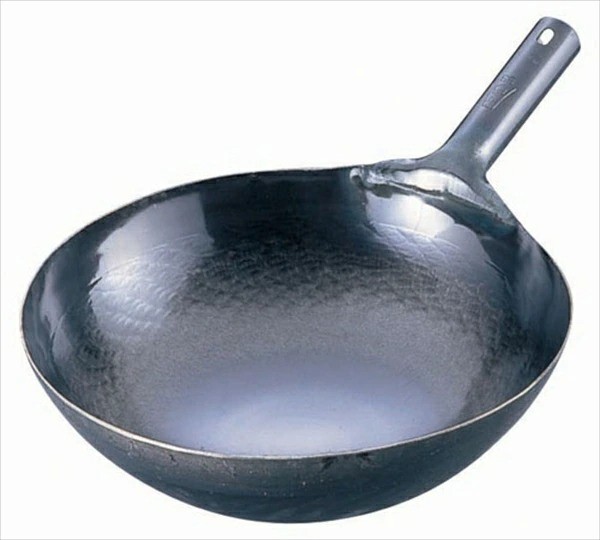 Yamada Iron Wok 45cm ATY9245 Hand-Hammered 1.6mm Made in Japan Cooking Pan NEW