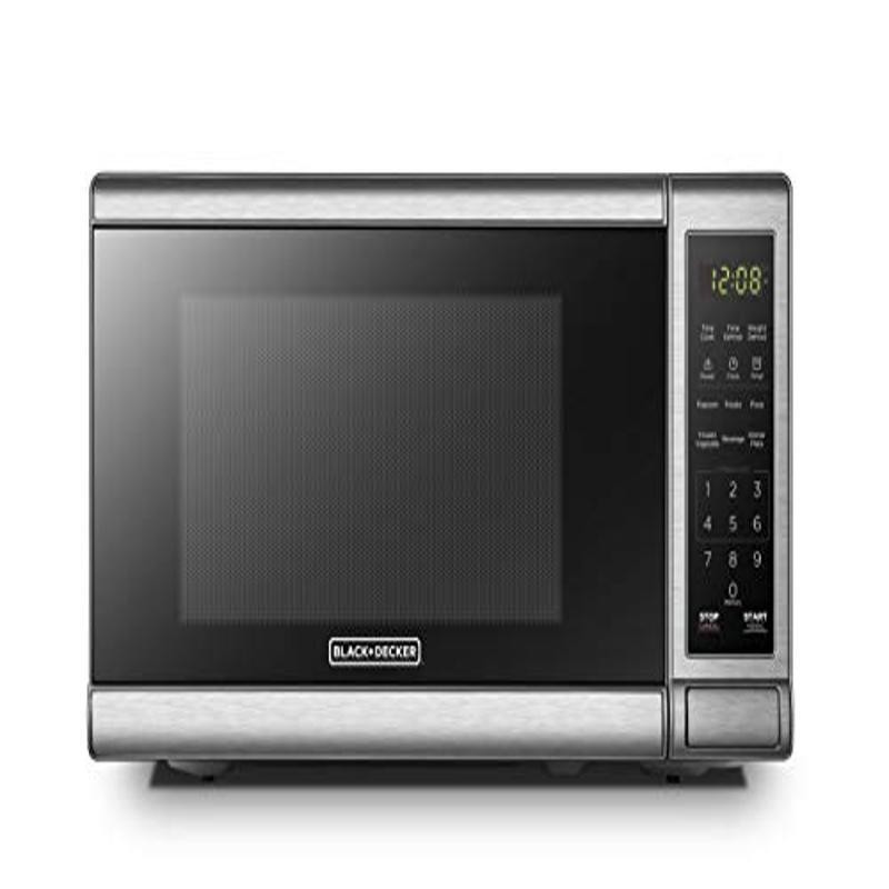 700 W Stainless Steel Microwave Oven W/ LED Control Panel Child Safety Lock New