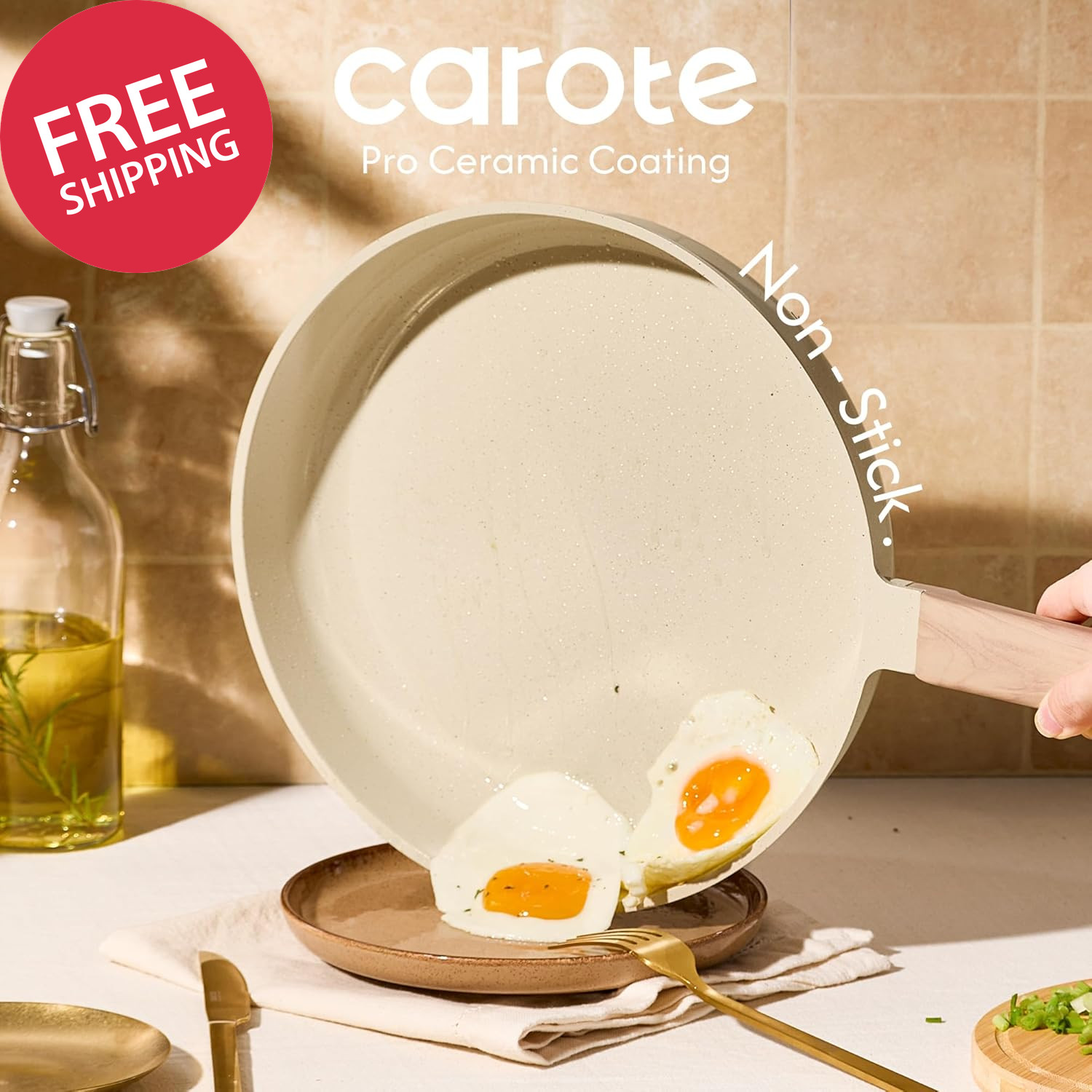 14 Pcs Pots and Pans Set Non Stick Ceramic Cookware Set Non-Toxic Kitchen