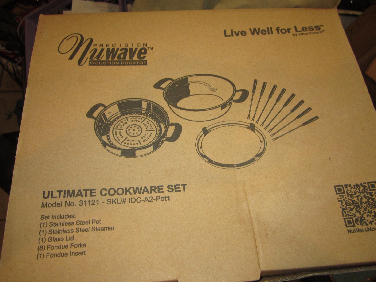 New Open Box Precision NuWave Ultimate Cookware 12 Pc. Set No. 31121