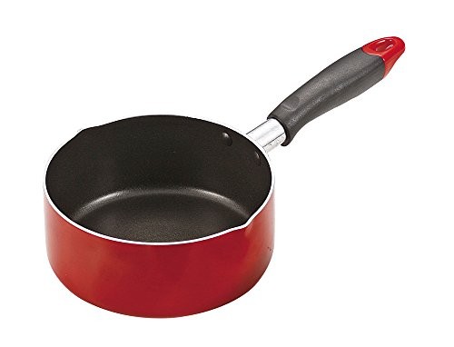 Compact, Fluorine-Coated, IH-Compatible, Double-Spout Pot, 16cm, HB-2181