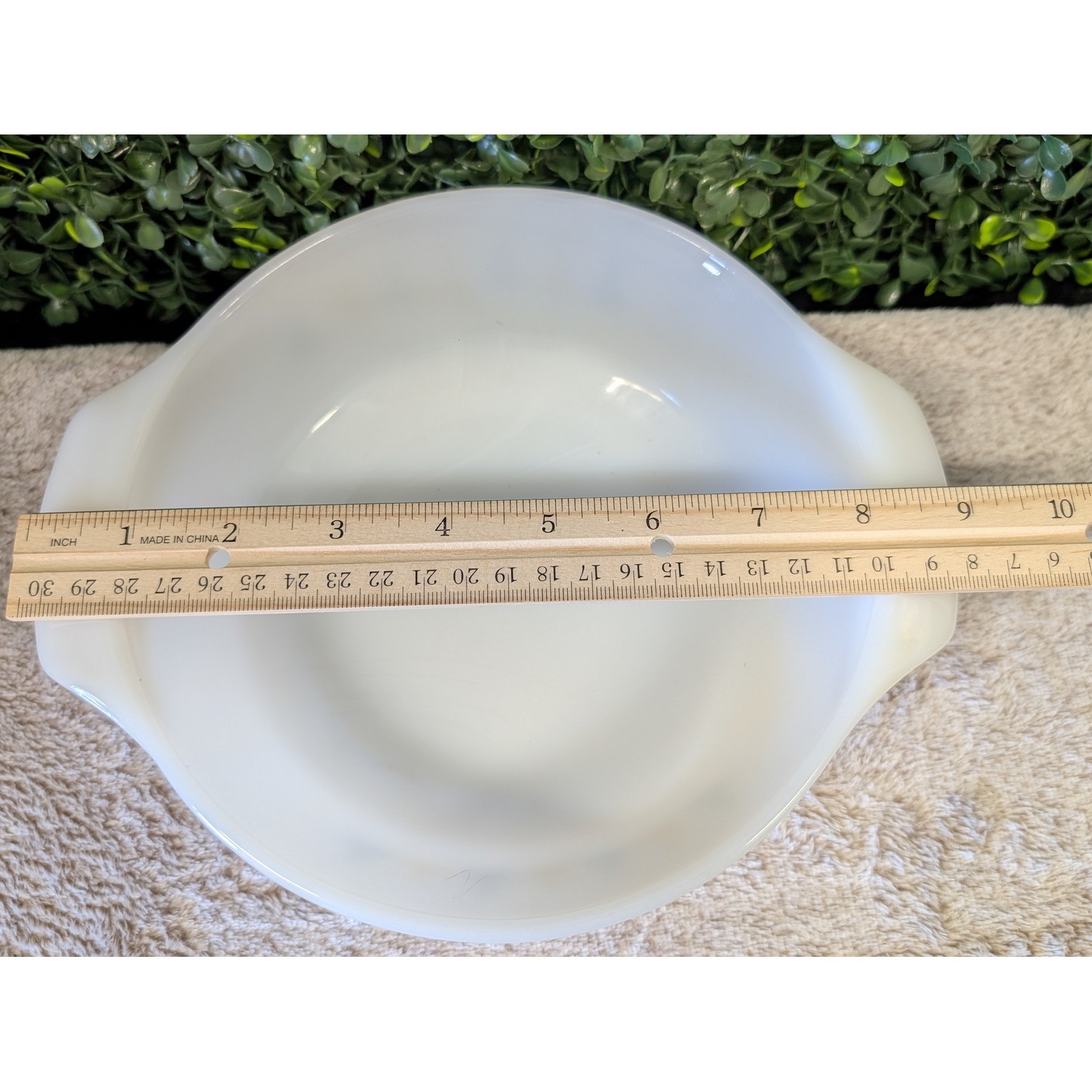 Vtg Fire-King Golden Starburst 1 Qt Casserole Dish Anchor Hocking USA P-1-B