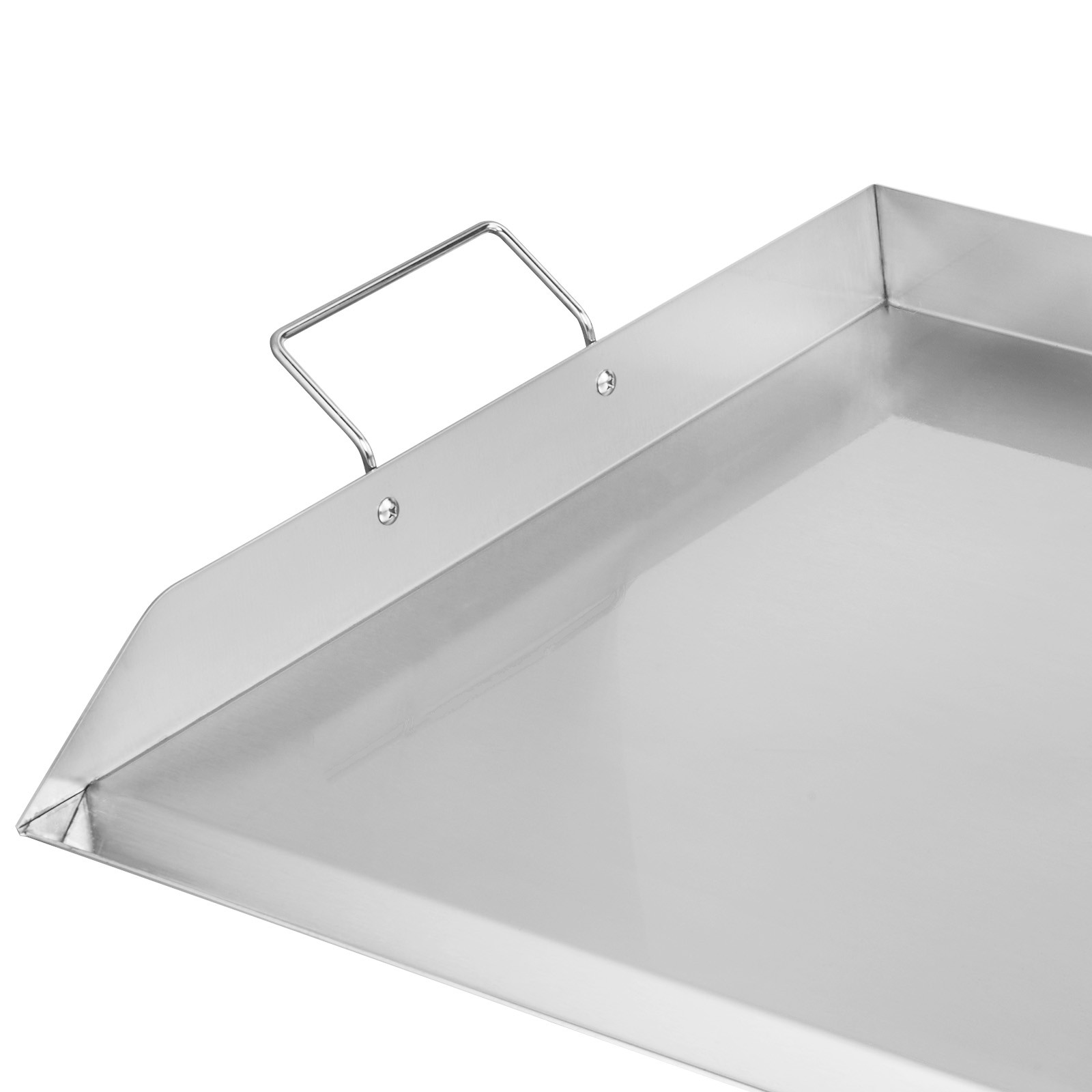 Griddle for Gas Grill, 36″x22″ Stainless Steel Flat Top w/ Grease Trough