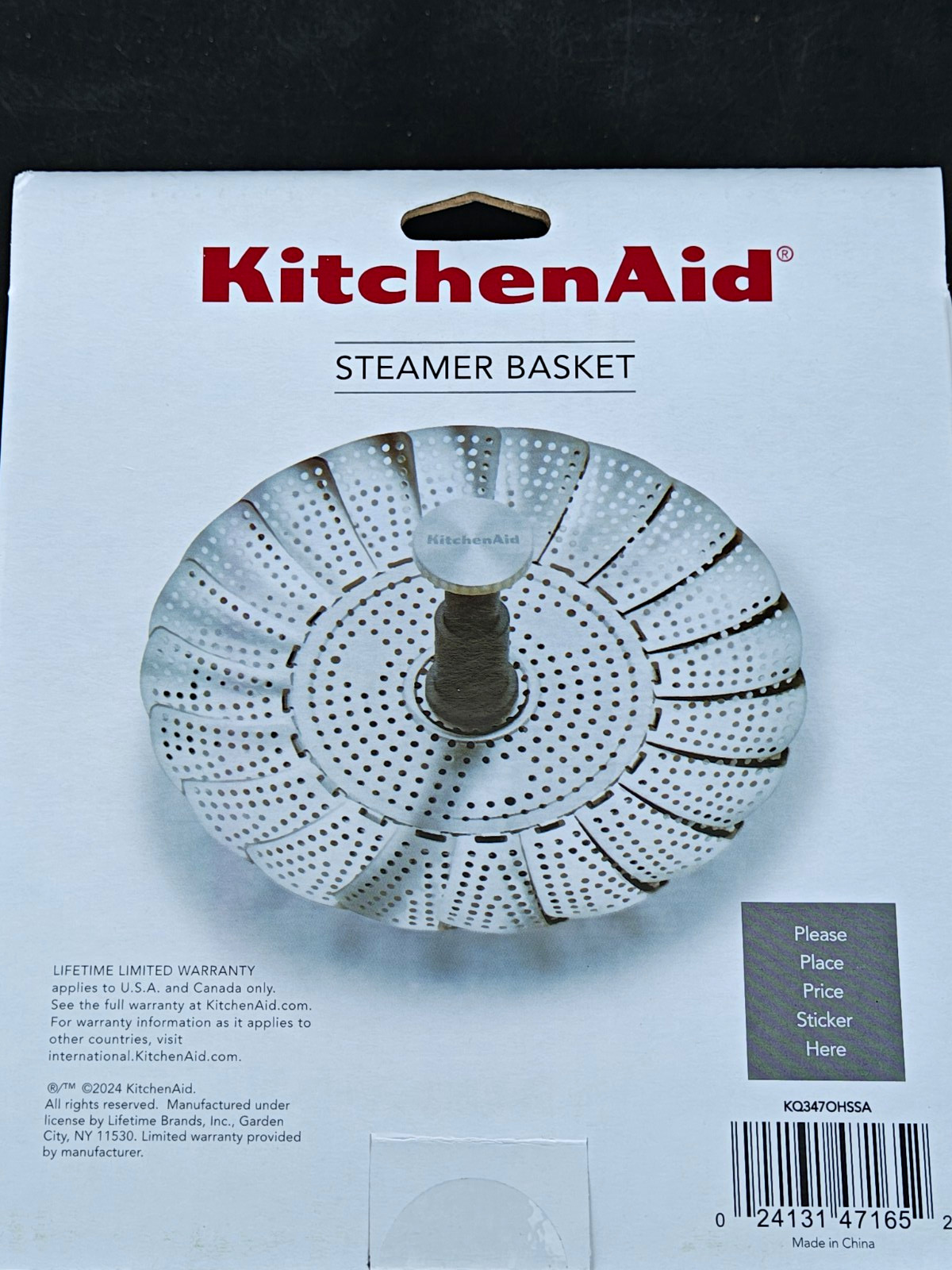 KitchenAid Stainless Steel Steamer Basket, Dishwasher Safe, Fits 8″+ Pots