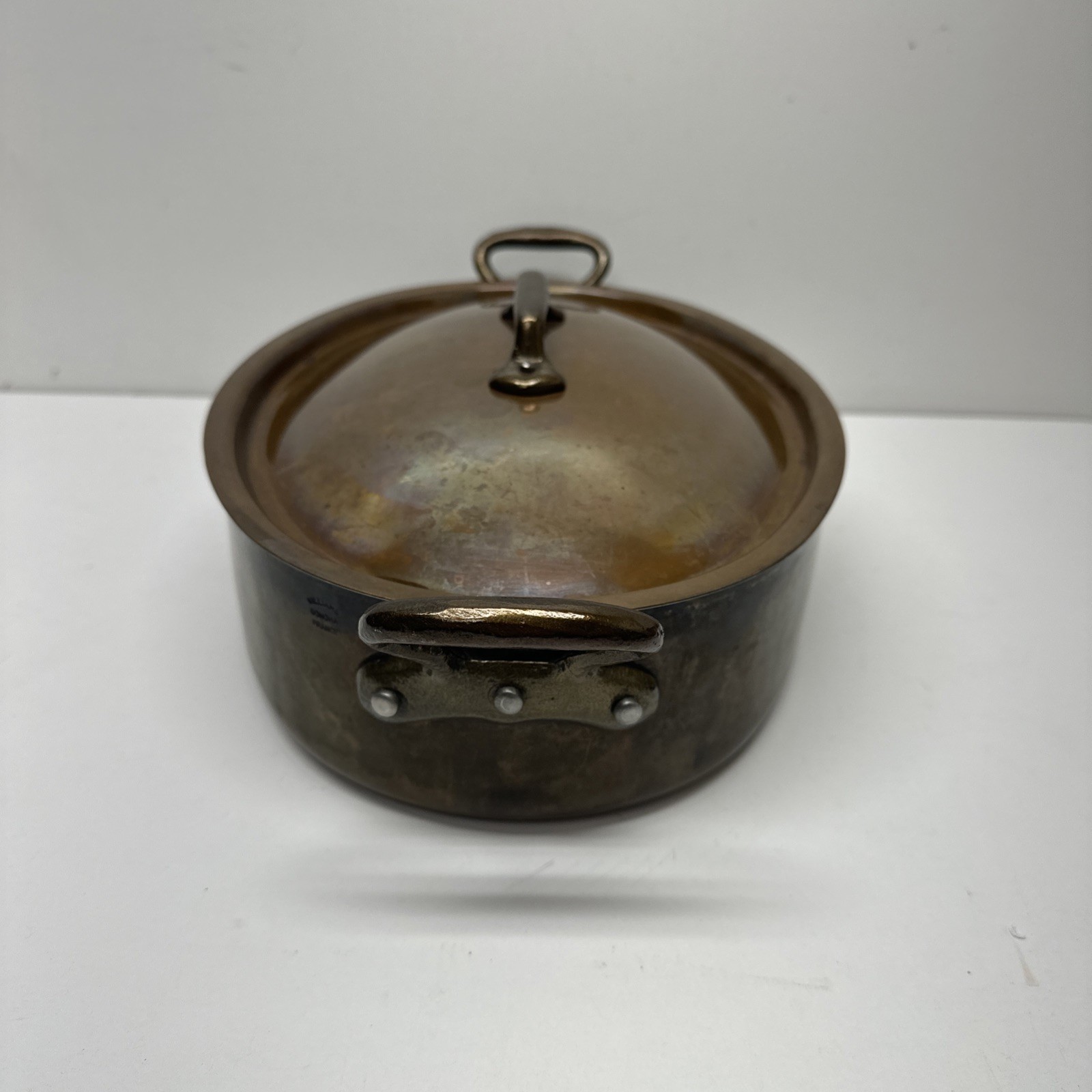 William Sonoma Mauviel Oblong Braising Stew Pan Double Handle With Lid