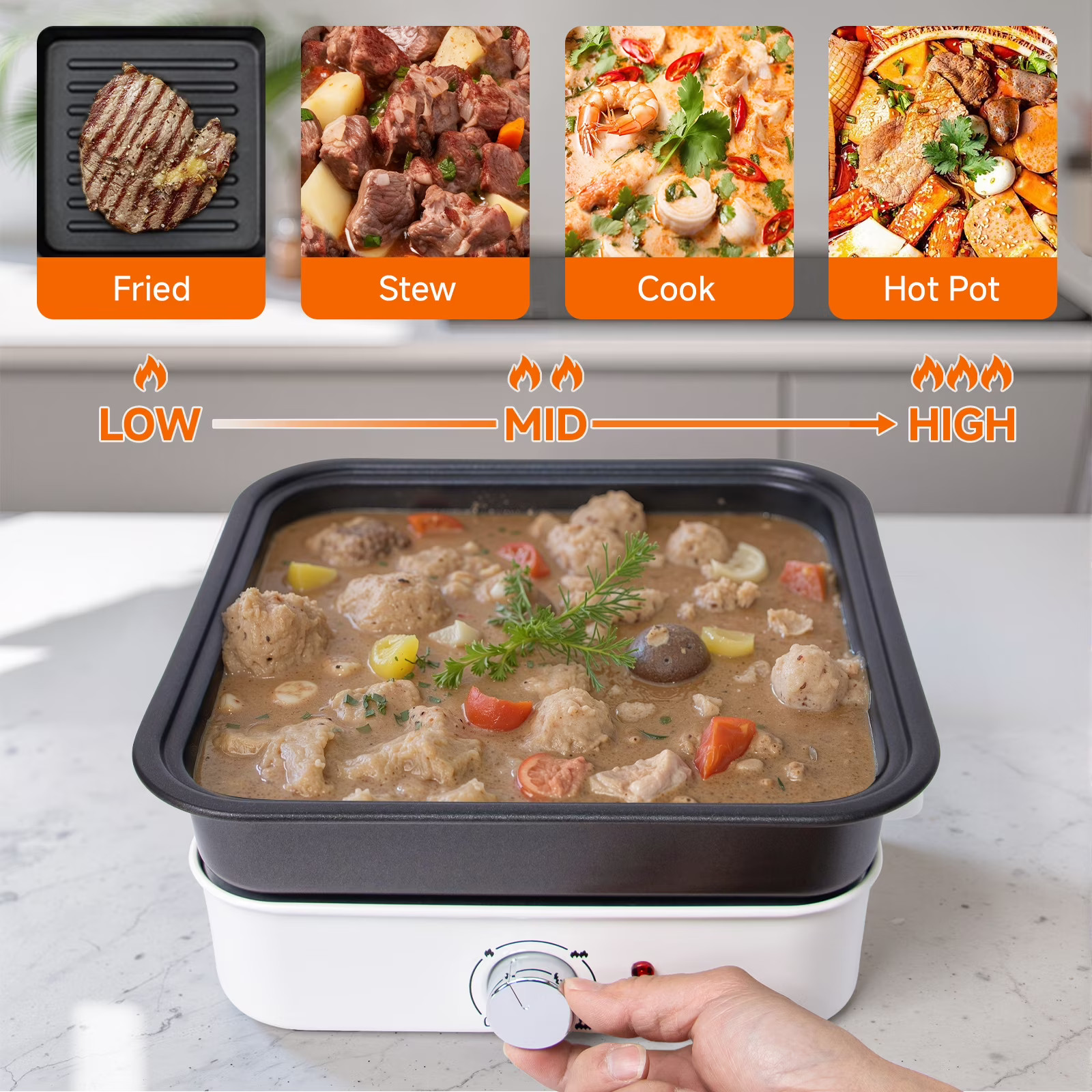 Compact Portable Ramen Maker for Dorm, Office and Daily Home Use