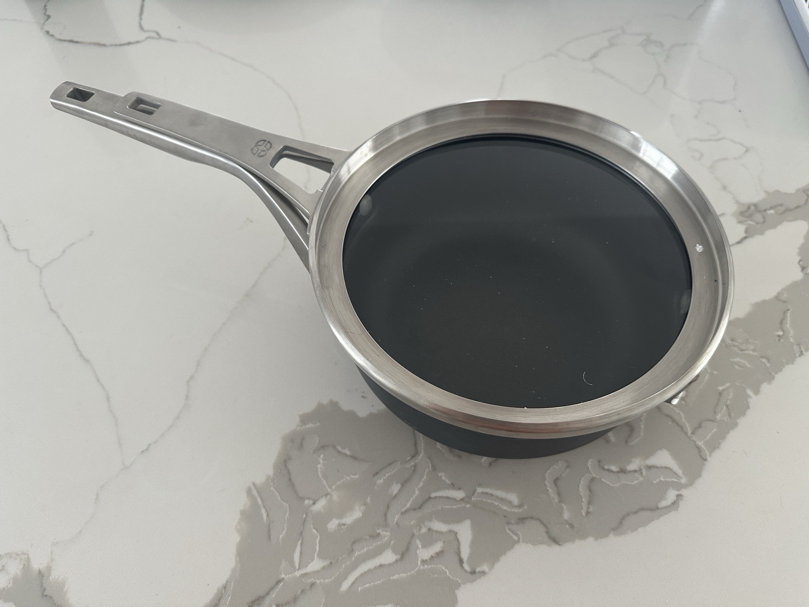 Calphalon With Glass Lid Premier 87025 2.5 Qt Hard Anodized Nonstick