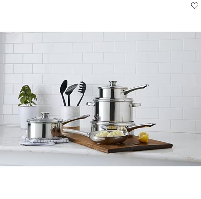 Cooks Stainless Steel 13-pc. Cookware Set NEW