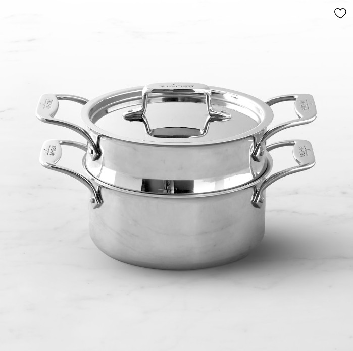 All-Clad D5® Stainless-Steel Steamer Multipot, 3-Qt.