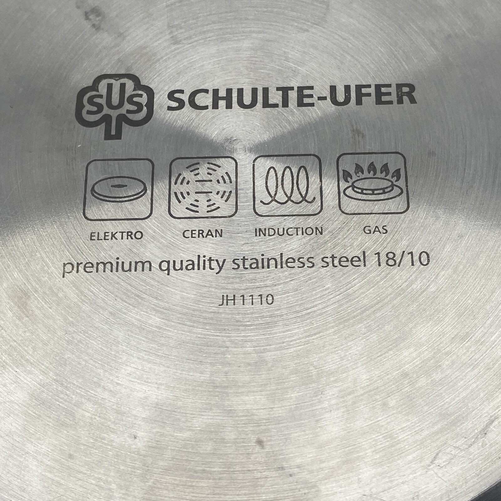SCHULTE-UFER Stainless Steel 18/10 Silver 1.5 qt / Liter Measuring Pot JH1110