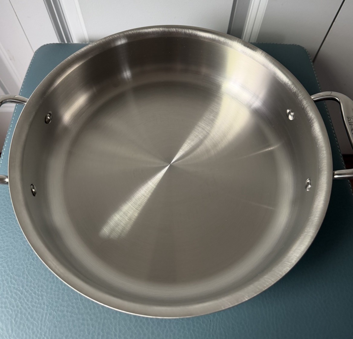 All-Clad D3 Curated 4-Qt. Stainless Steel Sauteuse Pan, New