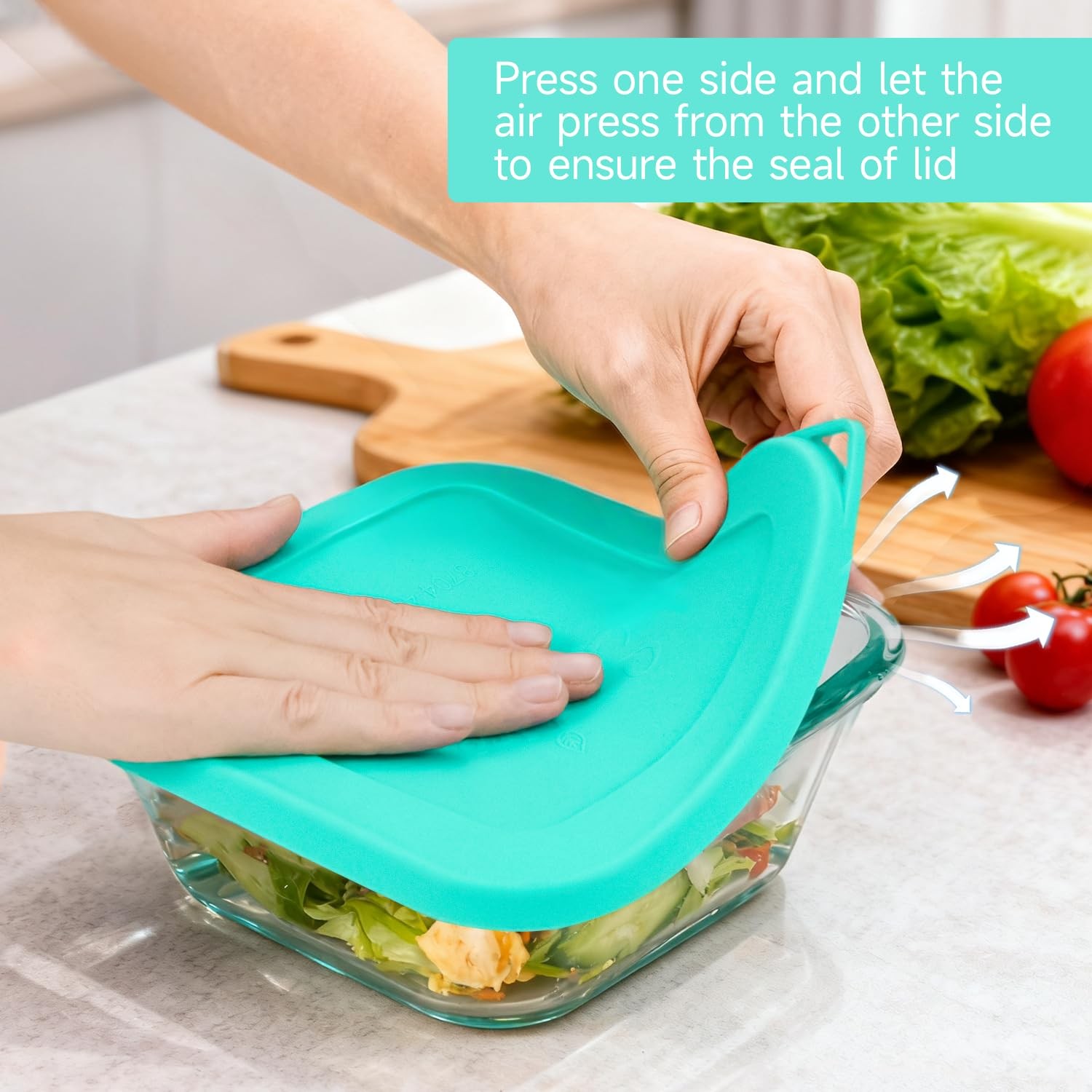 Sophico Silicone Storage Cover Lids Replacement for Pyrex Freshlock and SNAPW…