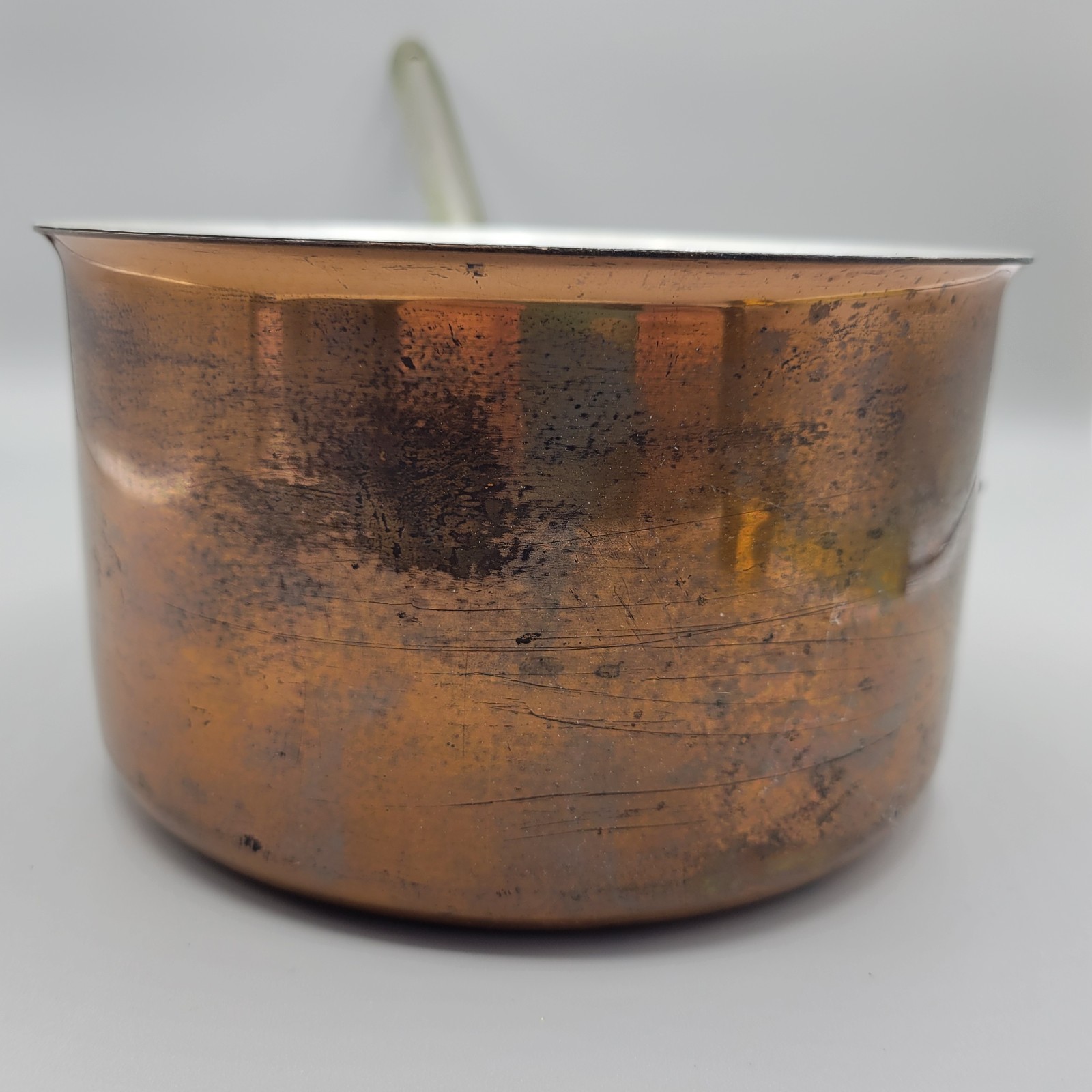 Vintage De La Cuisine copper pot sauce saute pan cookware cooking saucepan