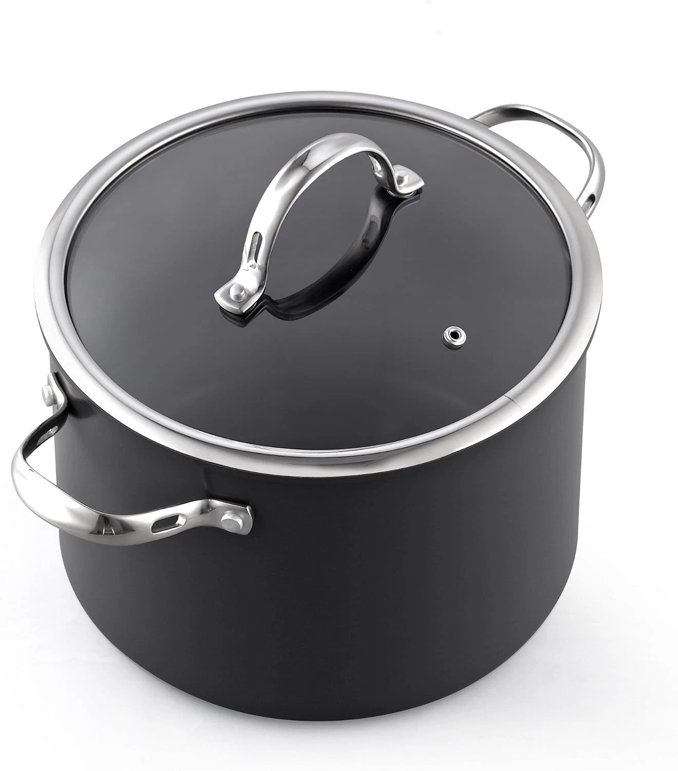 Stylish 8 Quart Dutch Oven with Hard Anodized Nonstick Coating-Limited Induction