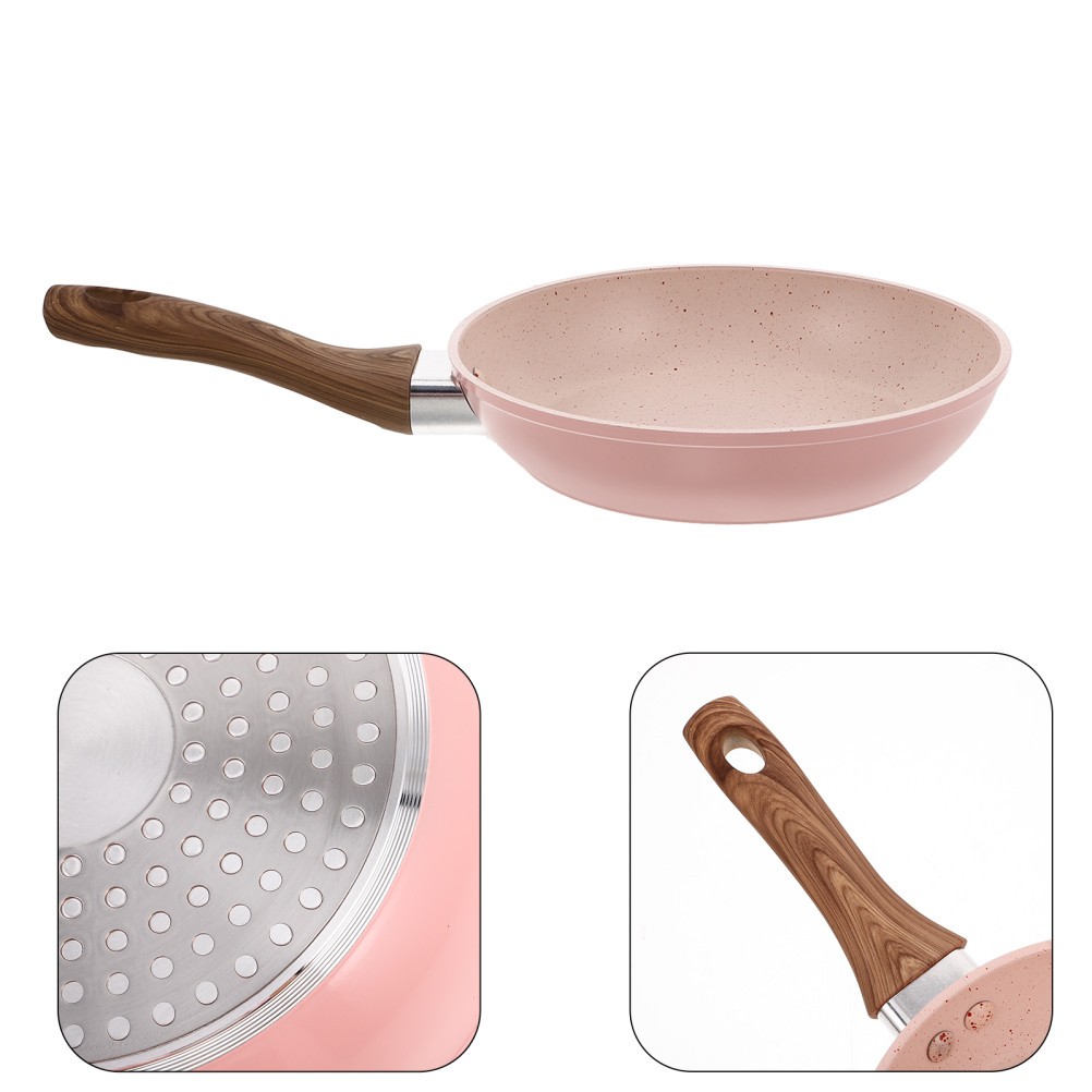 Small Nonstick Fry Pan for Eggs and Omelettes with Stay Cool Handle Multi Color