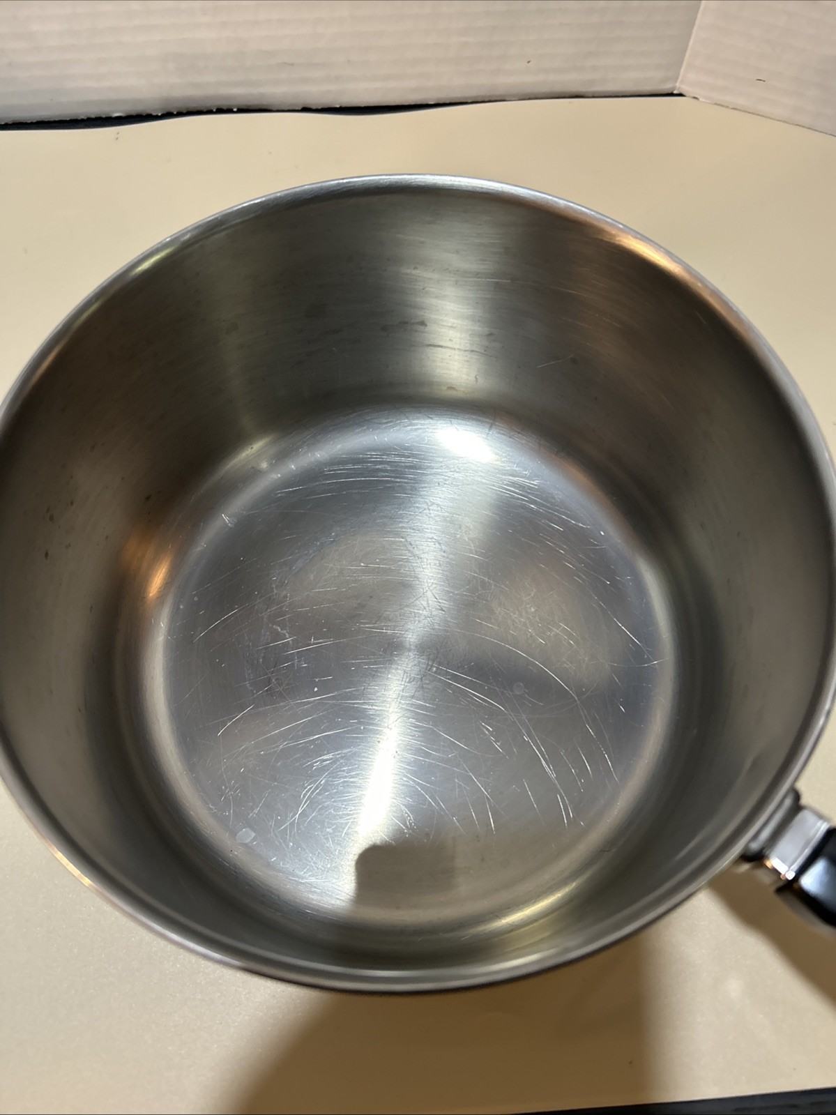 6 Piece Farberware Set Of Aluminum Clad Stainless Steel Pots And Lids