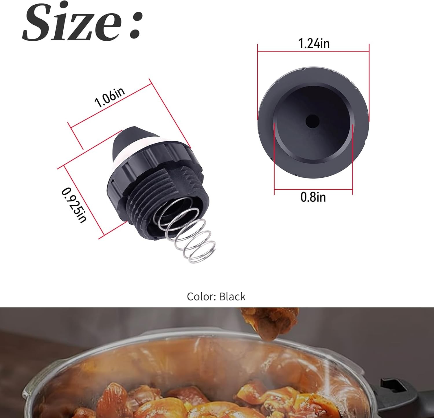 Pressure Cooker Universal Valve Fits Many Royal Prestige Pressure Cooker Models