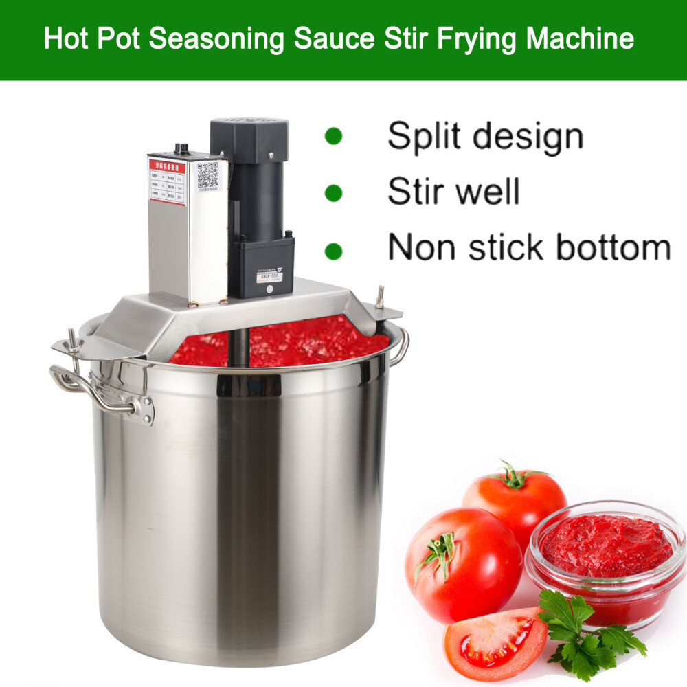 Automatic Food Mixer 110V Stainless Steel Food Mixer Hot Pot Stirrer Cooking