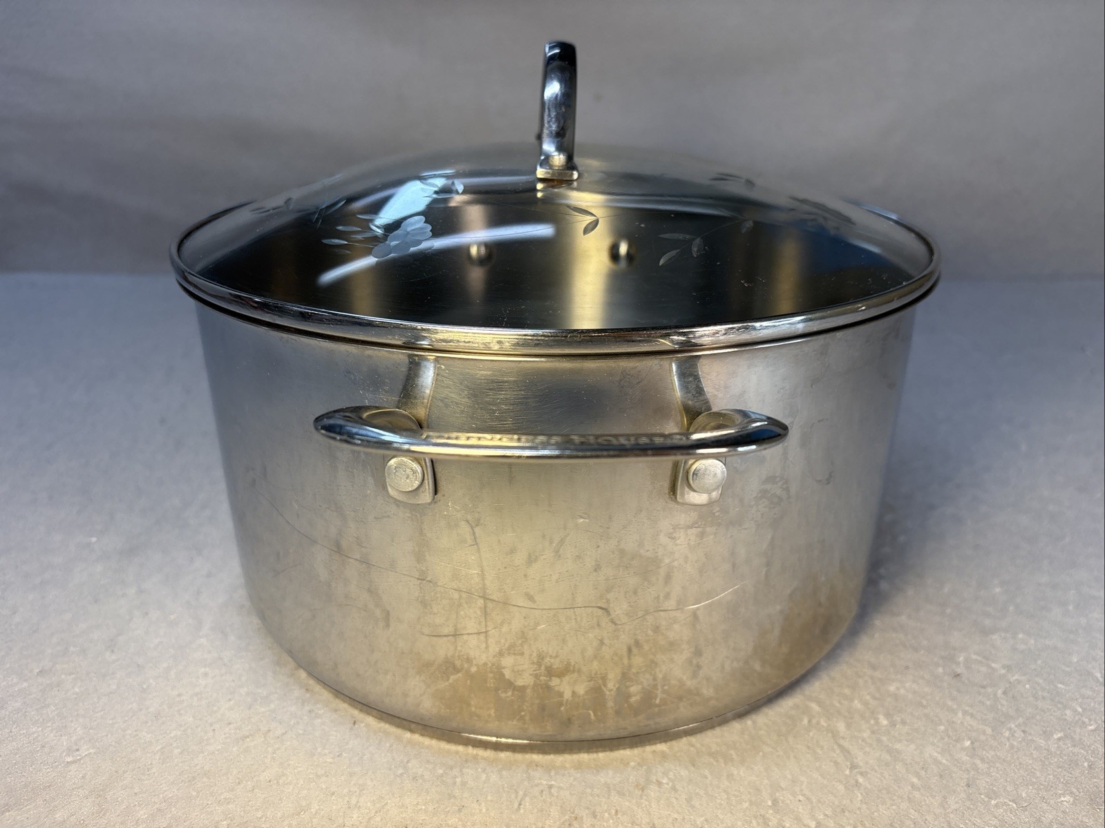 Princess House 9 QT 18/10 Stainless Steel Pot With Lid👁️