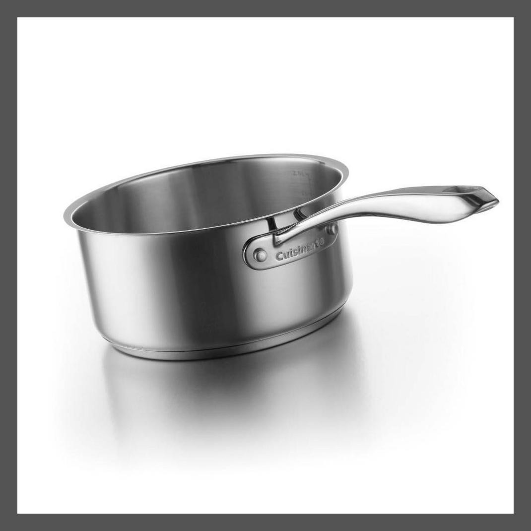 Cuisinart Classic 4pc Stainless Steel Saucepan Set (1.5qt & 3qt) – 83-4