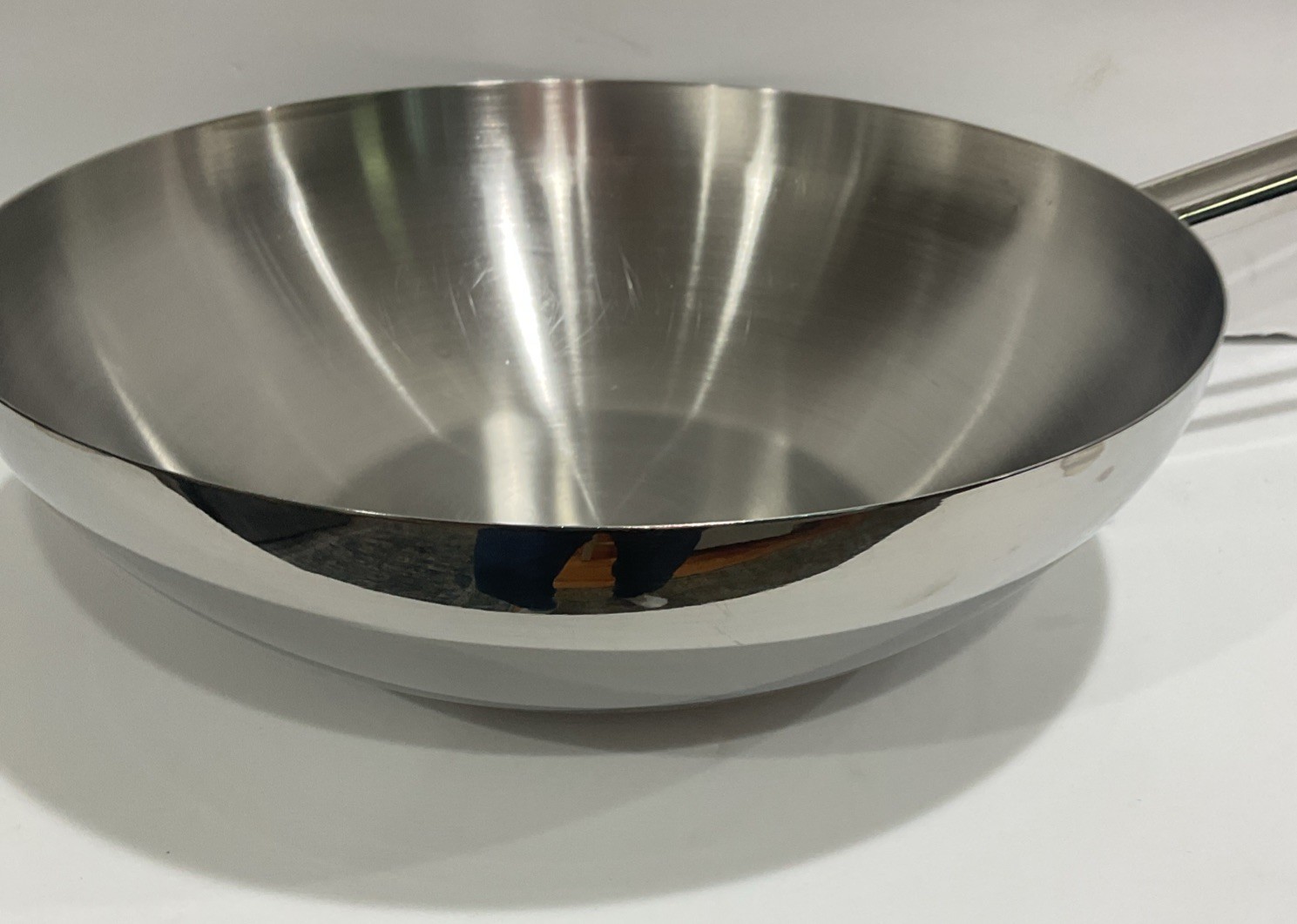 Revere Ware Proline 3 Qt Wok Copper Core Stainless 10.2″ Skillet Frying Pan Lid