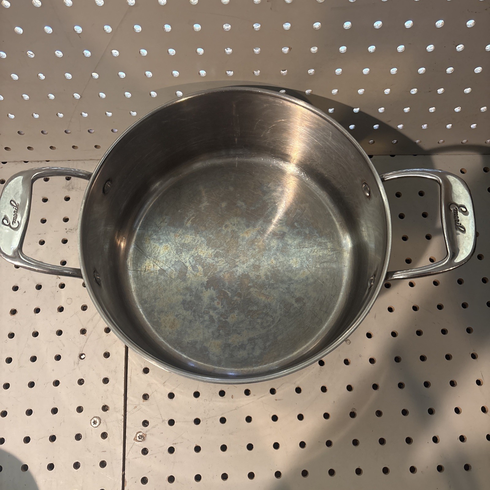 Emeril 6 Qt Quart Stock Pot Copper Core Stainless Steel No Lid