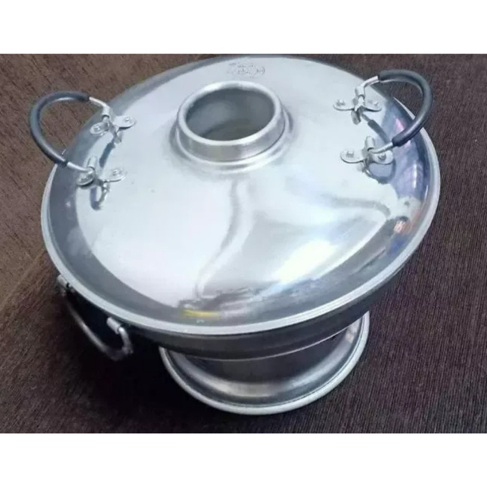 Thai Tom Yum Hot Pot Aluminum 22cm Flamingo Chimney Steamboat With Lid