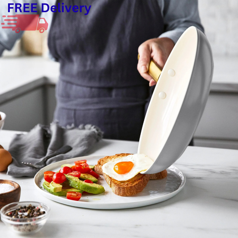 GreenPan Reserve 12-Piece Cookware Set Ceramic Nonstick PFAS-Free Gold Tone New