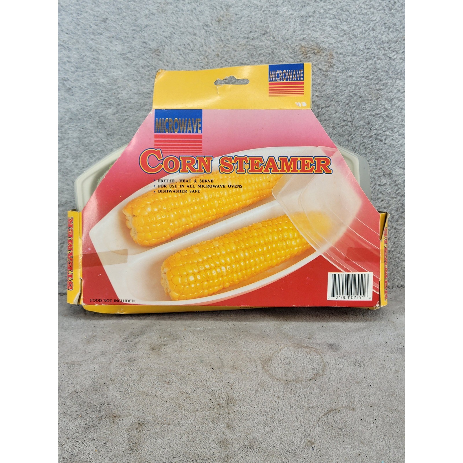 Good Old Values Vintage Microwave Corn Steamer 2 Ear Capacity Dishwasher Safe