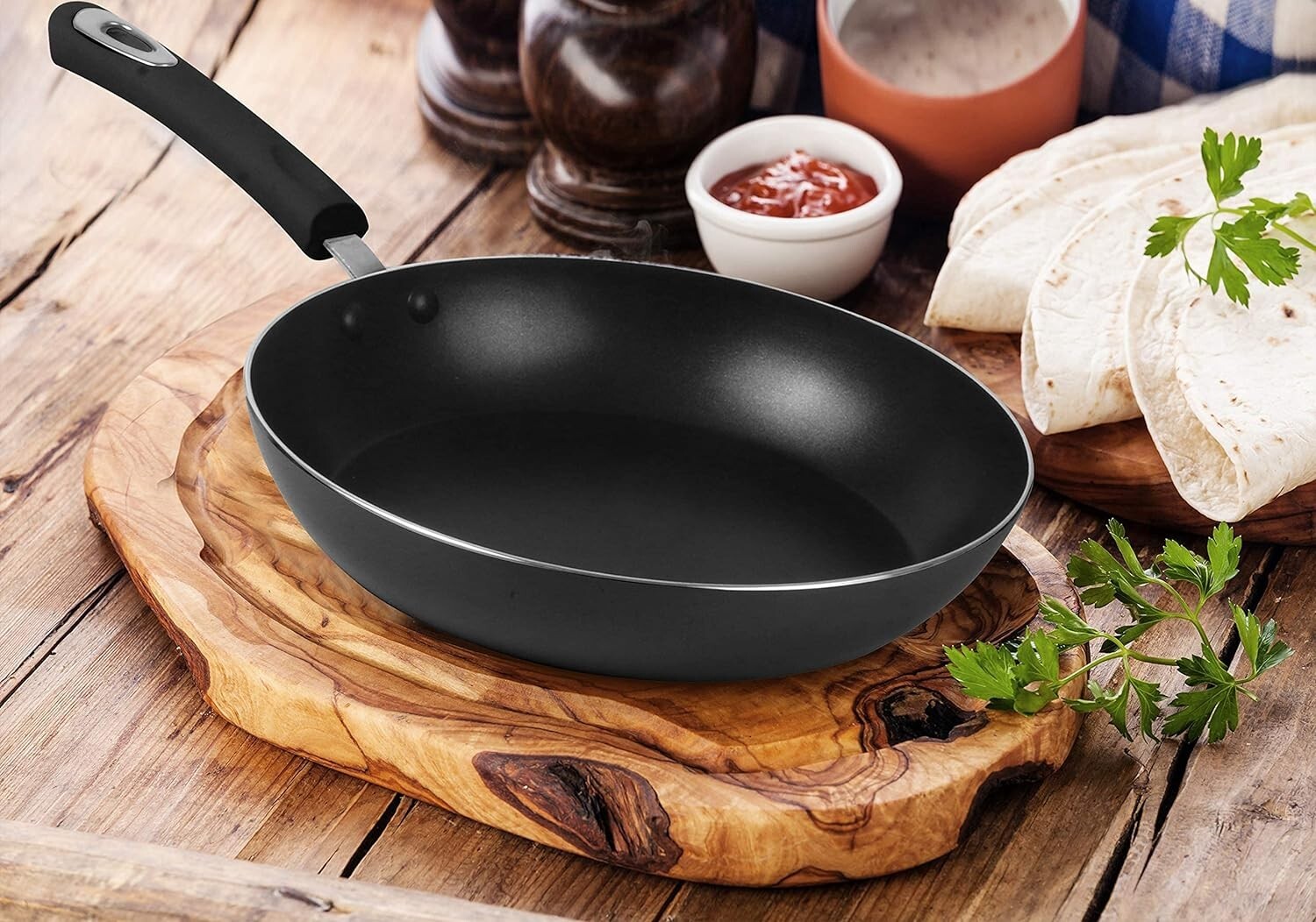 Utopia Kitchen Nonstick Frying Pan Set – 3 Piece Induction Bottom – 8 Inches, 9.