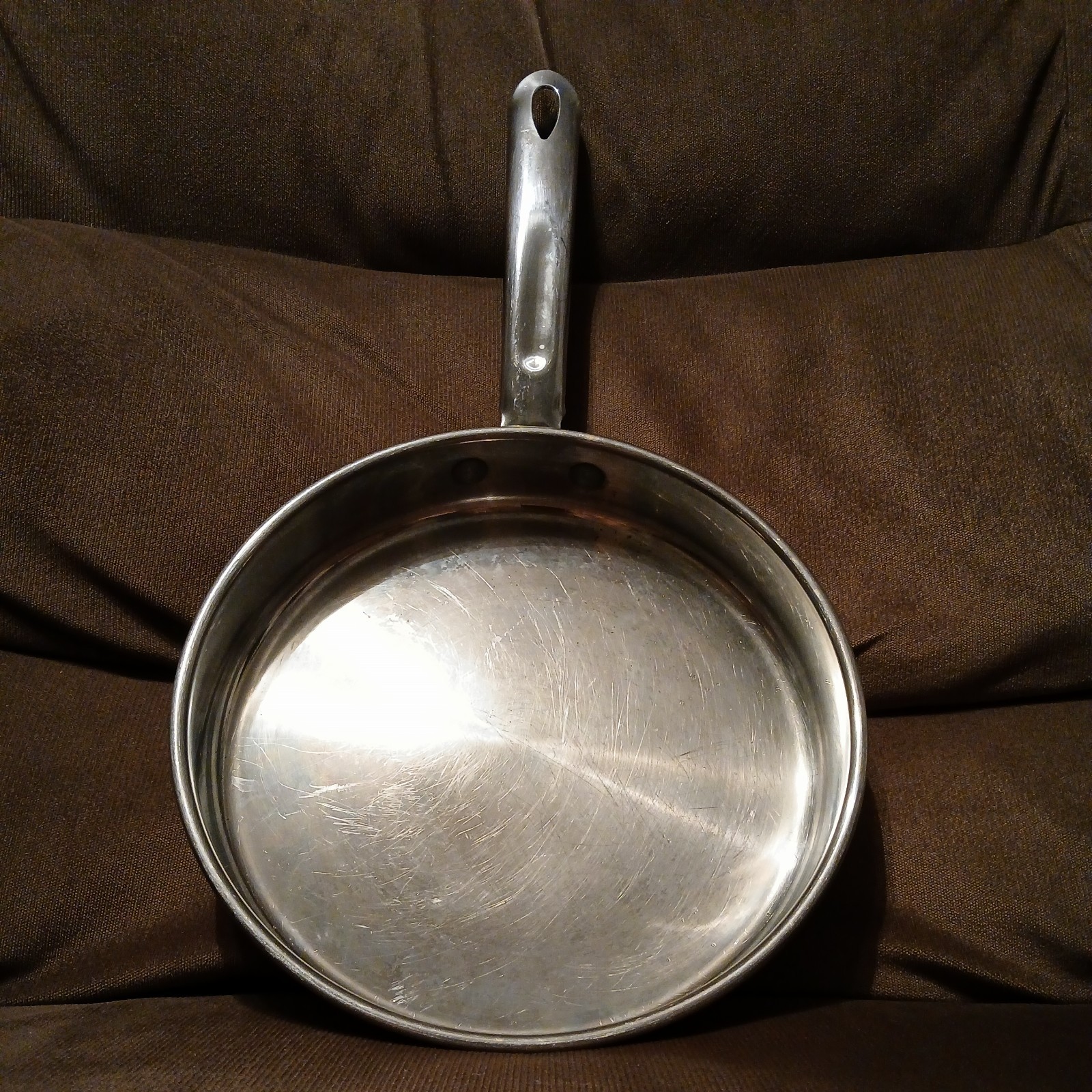 MARTHA STEWART Everyday 10 Inch Skillet ~ Stovetop/Oven Ready, Copper Bottom