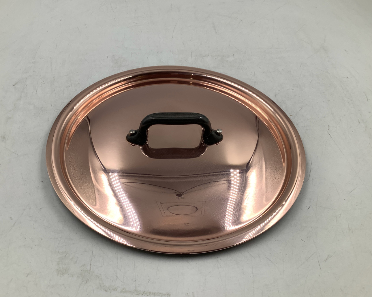 Mauviel M’Heritage M150CI Polished Copper & Stainless Steel Saute Pan, 1.8 Qt